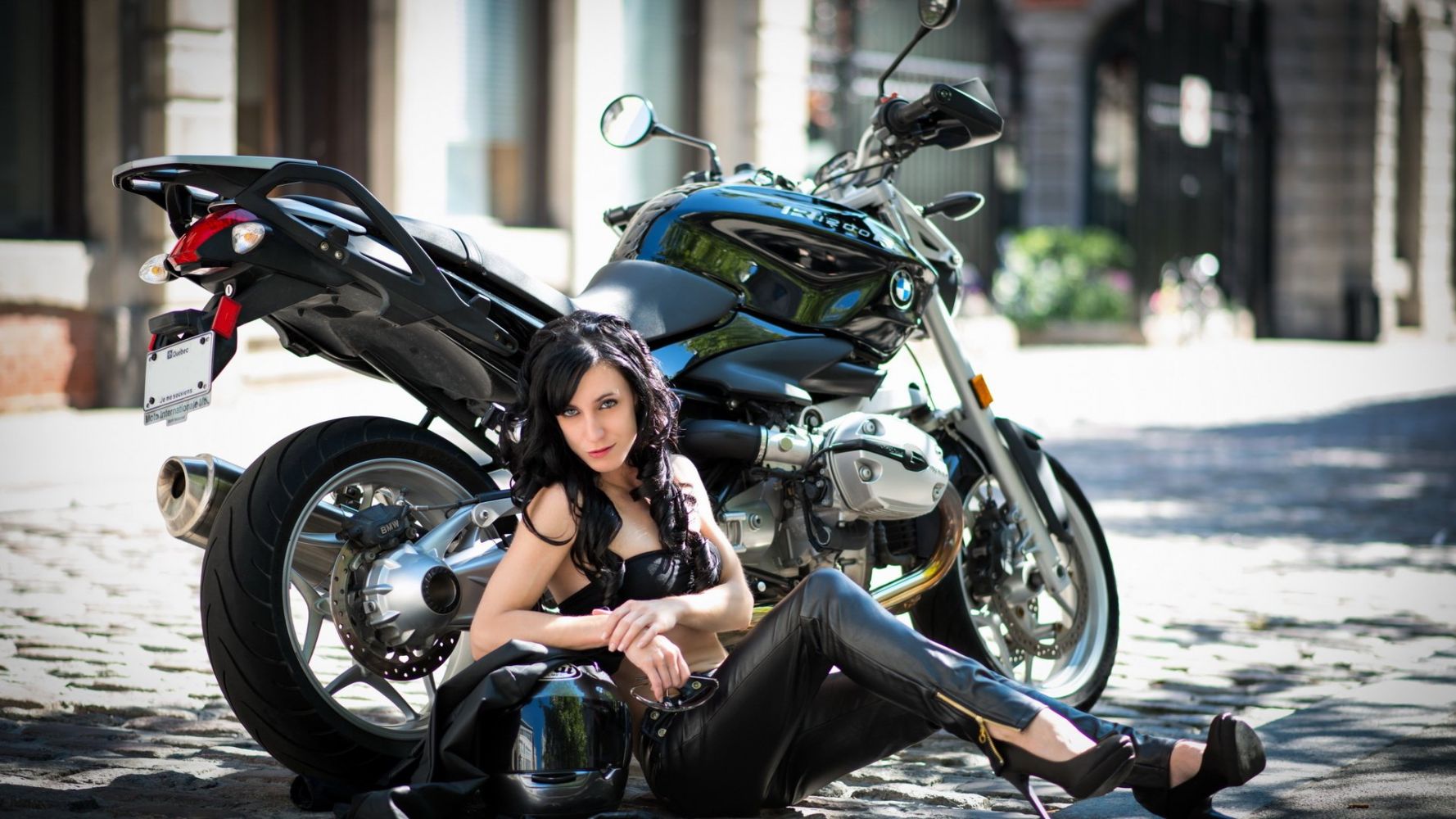 European women on bikes in Sharjah