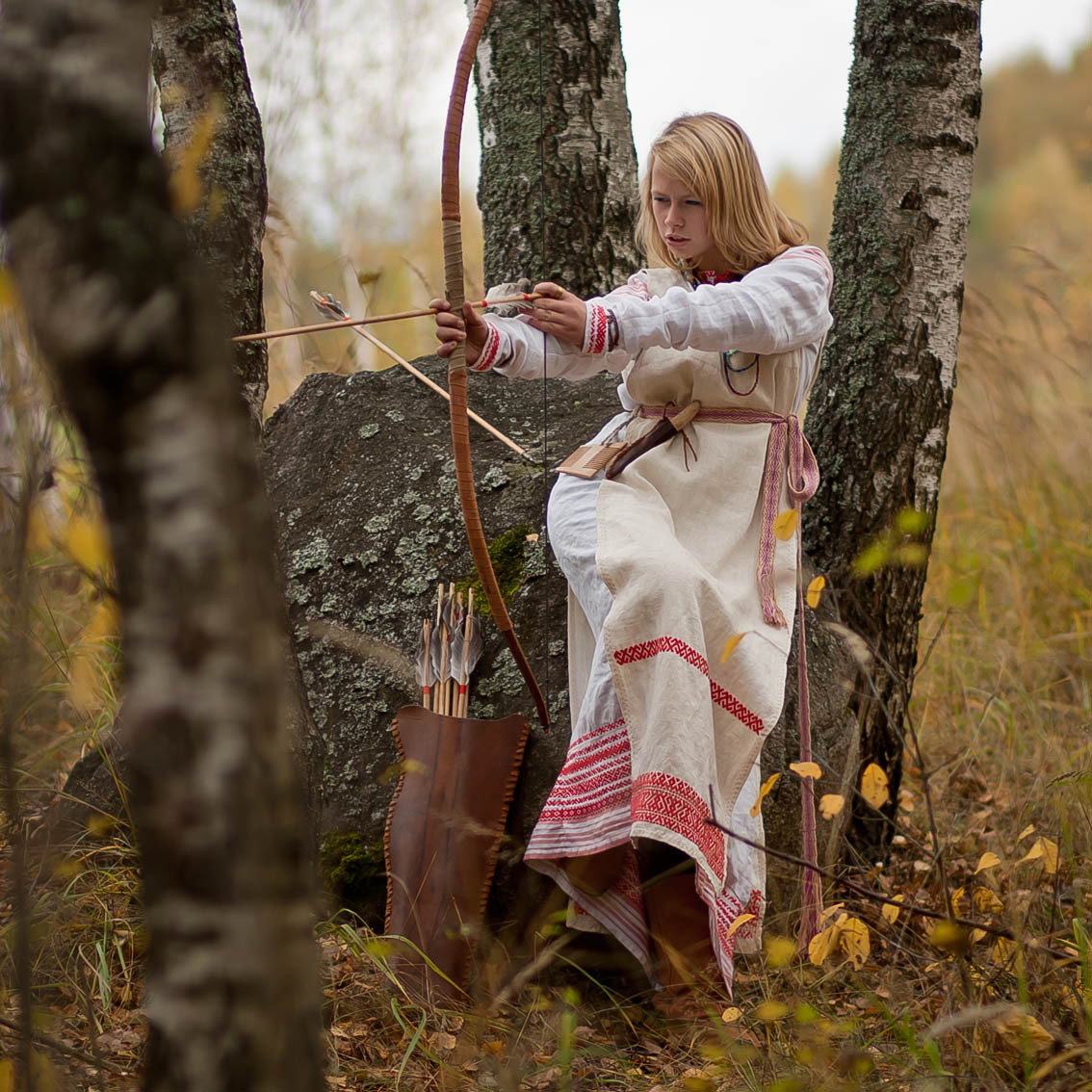 Sexy photo Girls in Slavic costumes in Sharjah